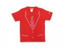 Noa子供服 TEE-SHIRTS-NECK-RED