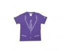 Noa子供服 TEE-SHIRTS-NECK-ムラサキ