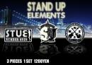STAND UP wappen3pieces