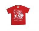 Noa子供服 TEE-SHIRTS-RED/WHT
